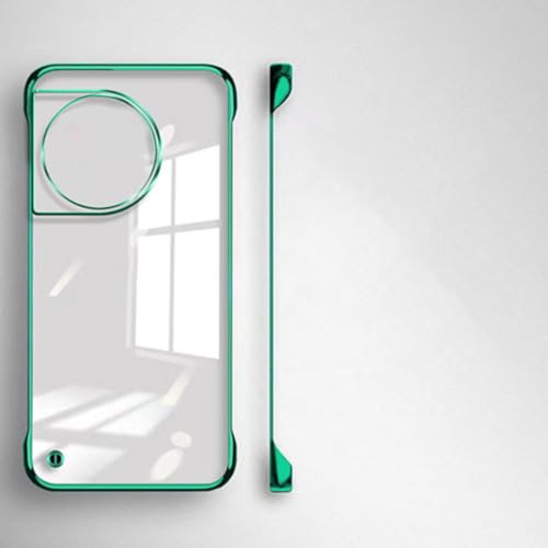 Image of A rtistque Clear Hard Transparent Acrylic Armor Back Cover Case for Redmi Note 9 4G | Shockproof TPU Edge Protection | Slim Protective Design | Redmi Note 9 Back Cover - Red