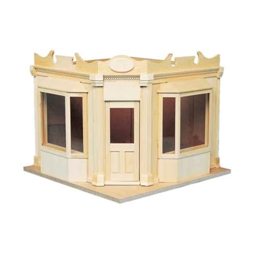 Dollhouse Miniature Street of Shops-Corner Shop by Houseworks