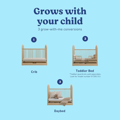 Image of Graco Olivia 3-in-1 Convertible Crib with Drawer - Converts from Baby Crib to Toddler Bed and Daybed, GREENGUARD Gold Certified, Baby Safety Alliance Verified, Easy Assembly (Driftwood)