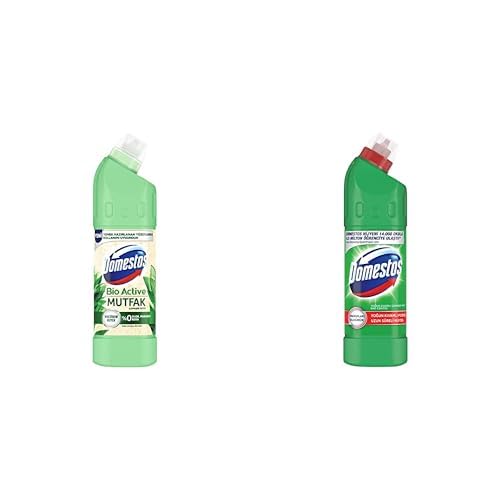 Domestos Yoğun Kıvamlı Çamaşır Suyu Bio Active 750 ml ve Domestos Yoğun Kıvamlı Çamaşır Suyu Dağ Esintisi 750 ml