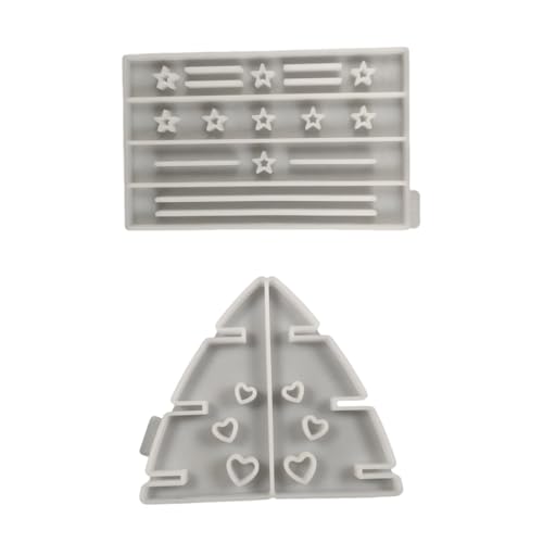 Ddujbtp Moldes de resina para manualidades, moldes de estante multicapa, textura de silicona para manualidades