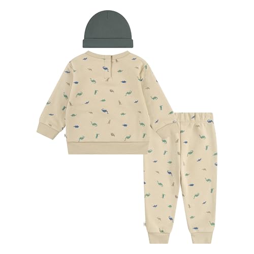 Huggies Unisex Baby Crewneck Sweatshirt, Jogger Pants, and Beanie 3-piece Outfit Set2