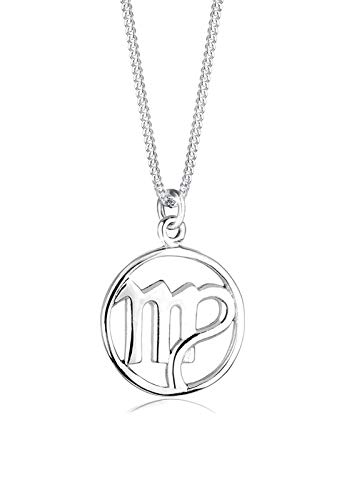 Preisvergleich Produktbild Elli Halskette Damen Sternzeichen Jungfrau in 925 Sterling Silber