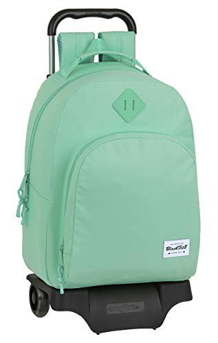 Blackfit8 Mochila Safta Escolar con Carro 905 Turquesa  320x420x150mm
