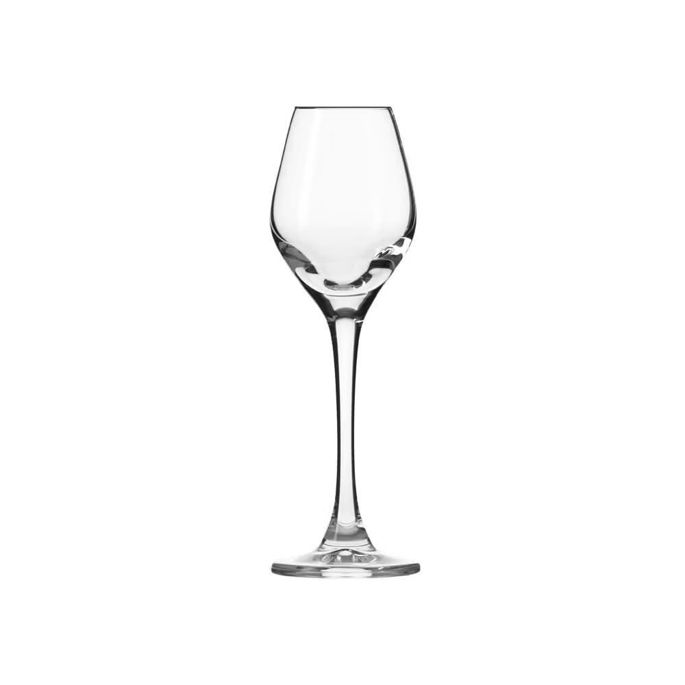 Krosno – Verres à Liqueur et Vodka 70 ml – Lot de 6 – Collection Splendour – Cristal Sans Plomb – Silhouette Élancée et Élégante
