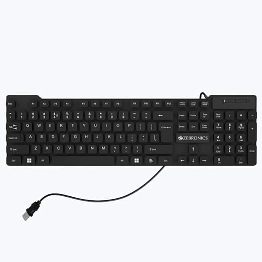 JENOVA Wired USB Keyboard with Slim Design, Full Size Keyboard, Quiet Keys, Plug & Play for Desktop, Laptop, PC, Office & Home Use-image-26