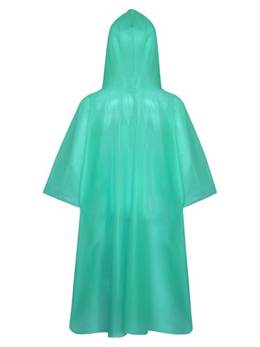 Kids Waterproof Raincoat Toddler Disposable EVA Rain Poncho with Hood for Boys and Girls Cycling3