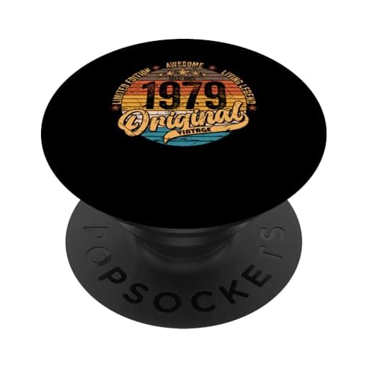 1979 Vintage Cumpleaños Retro Edición Limitada Hombres Mujer Regalo PopSockets PopGrip Intercambiable