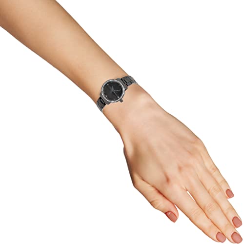 Image of Giordano Analog Diamond Studded Watch for Women With Metal Strap - Water Resistant, Elegant Ladies Wrist Watch to Compliment Your Look - Ideal Gift - GZ-60046