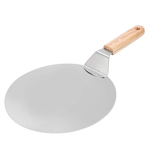 QANYEGN Pizza Shovel, Rod Pizza Spatula, Stainless Steel Pizza Spatula for Kitchen Pizza Pastry Cake Sier