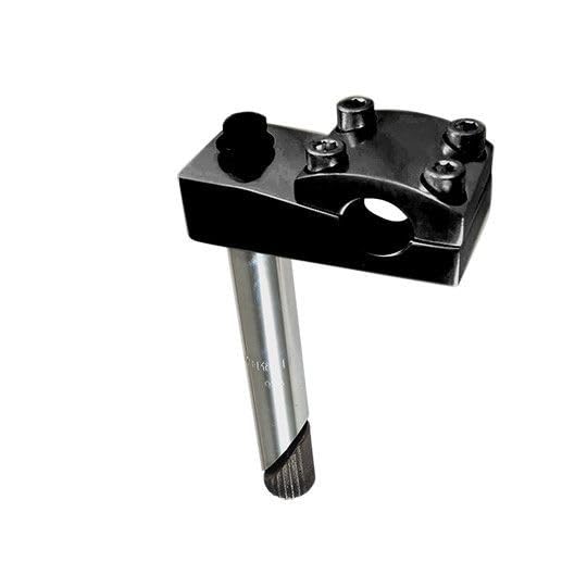 Potence bmx alu plongeur d21.1 ouvrable fixation 4 vis noir (cintre 22.2)