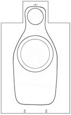 IALEFI-QCB CARDBOARD TARGET 25 PACK