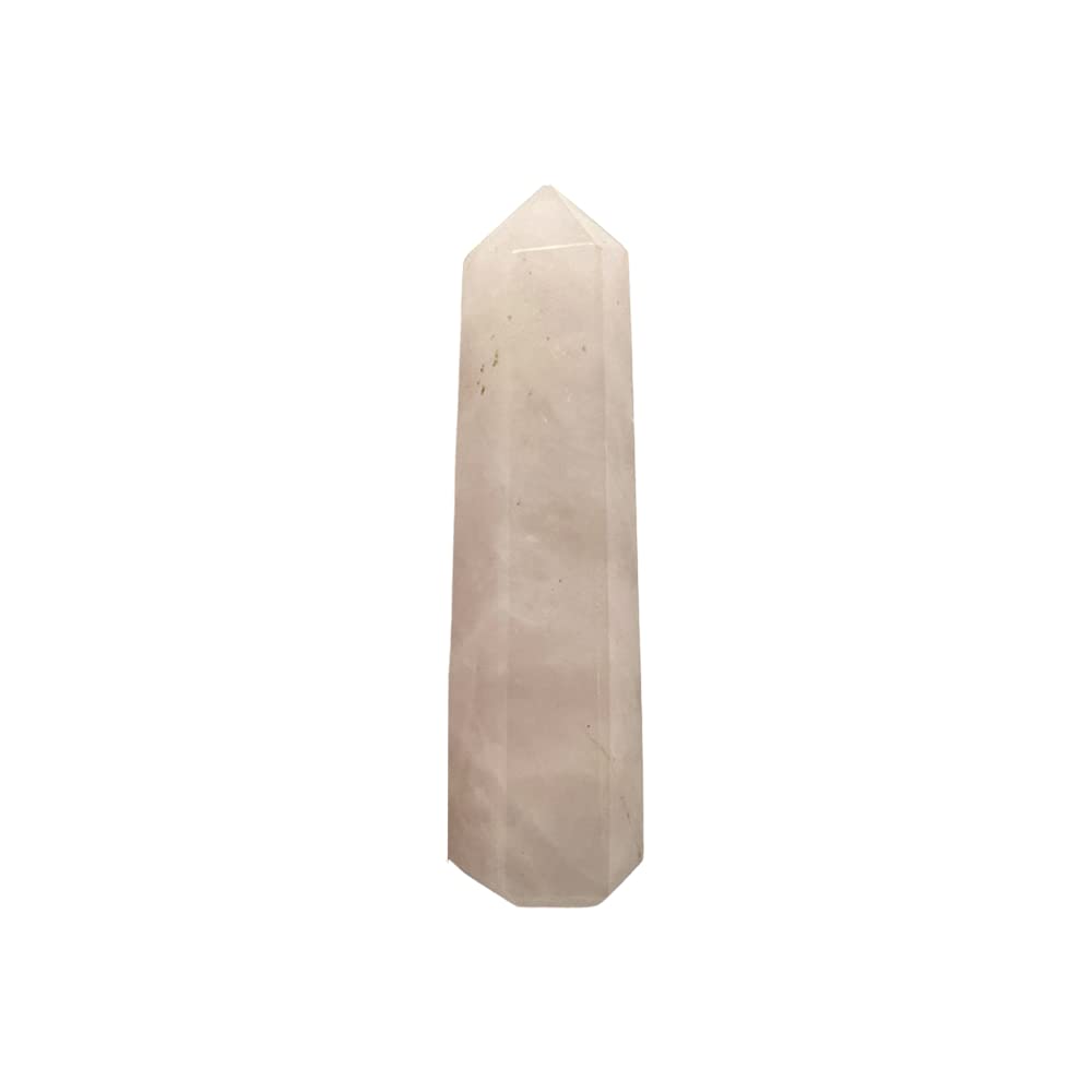VIE Small Obelisk Tower, 7x2x1cm, Rose Quartz