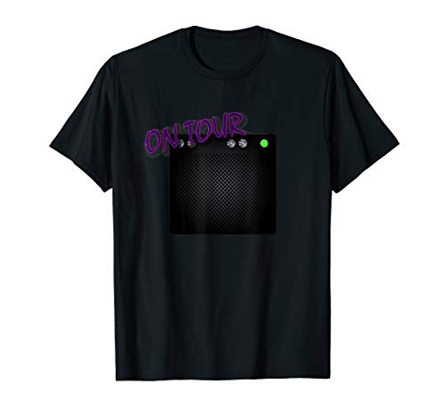 On Tour, Rock Music Amp 80's Retro T-Shirt