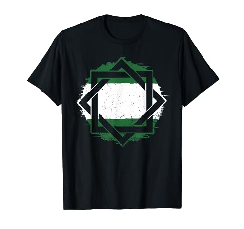 Arbonaida estrella sobre bandera de Andalucía Camiseta