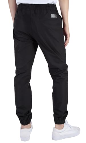 ITALYMORN Mens Joggers Lightweight Woven Pants Polyester Track Pants with Pockets2