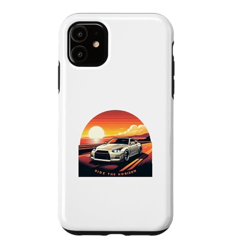 RIDE THE Horizon JDM �W���p�� �h���t�g�J���`���[ �X�s�[�h�J�[ �����[ S17 �X�}�z�P�[�X iPhone 11 �p
