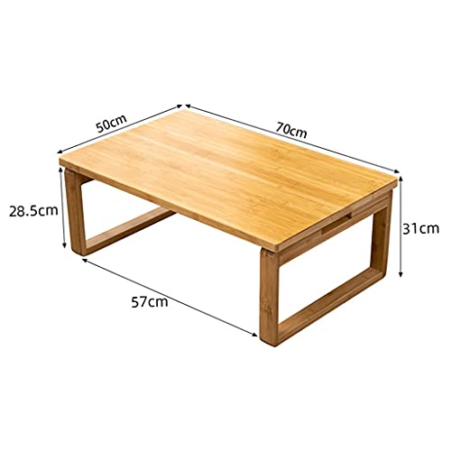 Table basse de ménage pliable en bambou pour gagner de la place - 8