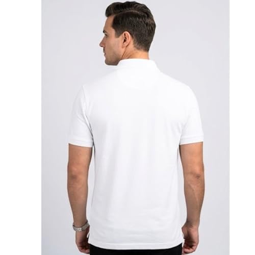 Image of SIDE UP Polo T Shirt for Man with Pocket, Polo T Shirts for Men, Summer Shirt with Collar, Half Sleeve, Cotton Blend, Light Weight, Comfotable Fit (Pack of 1) M to 3XL