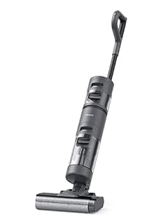 dreame H12 Aspirateur Balai Nettoyeur Intelligent Sec et Humide sans Fil,Nettoyage des Bords,Autonettoyage Brosse,Réservoir Eau 900ML,Autonomie de 35m pour Sols,Poils d'animaux