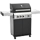 Gasgrill 3 Brenner TAINO BLACK 3+1 mit Seitenkocher