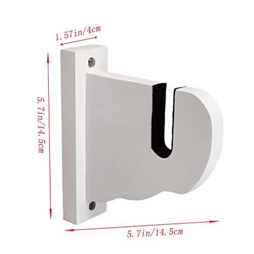 Bijun Skateboard Wall Mount, Longboard Hanger Skateboard Display Rack For Fits Skateboard Longboard Skis Nowboards Water Skis And Electric Skateboard(White) #TOP1