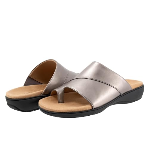 Mocassins en cuir Trotters Regina étain 41.5 EU aux finitions soignées
