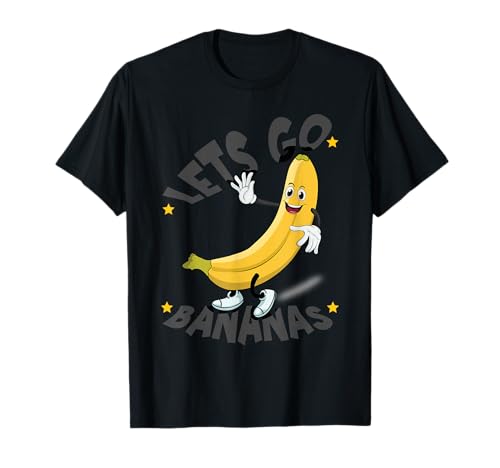 Bonjour Banana Vintage Funny Banana Meme Laissez-nous aller banane T-Shirt