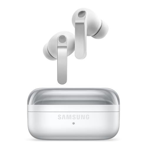 Samsung Galaxy Buds 4 Pro (2026) AI True Wireless Bluetooth Earbuds, Hi-Res Audio, 2-Way Speaker, ANC 2.0, Optimized Comfort, IP57, Live Translation, White [US Version, 2 Yr Warranty]