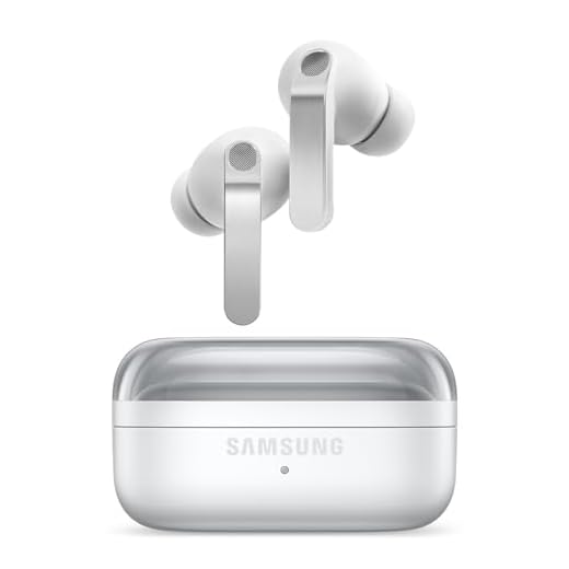 Samsung Galaxy Buds 4 Pro (2026) AI True Wireless Bluetooth Earbuds, Hi-Res Audio, 2-Way Speaker, ANC 2.0, Optimized Comfort, IP57, Live Translation, White [US Version, 2 Yr Warranty]