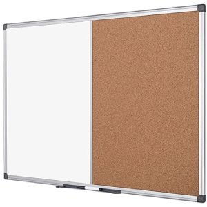 Bi-Office Kombitafel Maya Kork/Whiteboard magnetisch 150x100cm