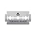 VIKINGS BLADE Double Edge Safety Razor Blades, 50x Blades, Swedish Steel + Platinum Coated, Replacement Razor Blades & Refills (Semi-Aggressive & Safe)