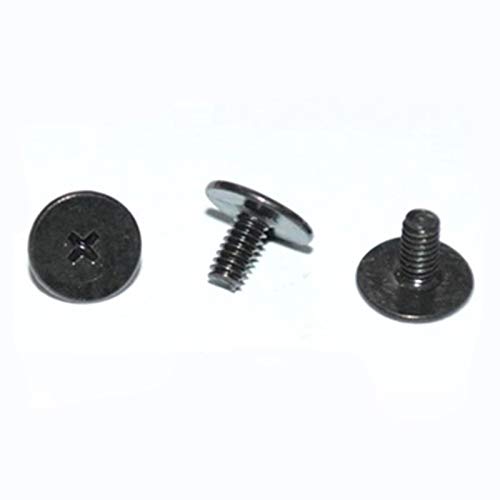 M2 Phillips Screw Big Flat head Screws Countersunk Thin head C heads Bolts Black 100Pcs - (Dimensions: M1.4x2 x3.7mm)