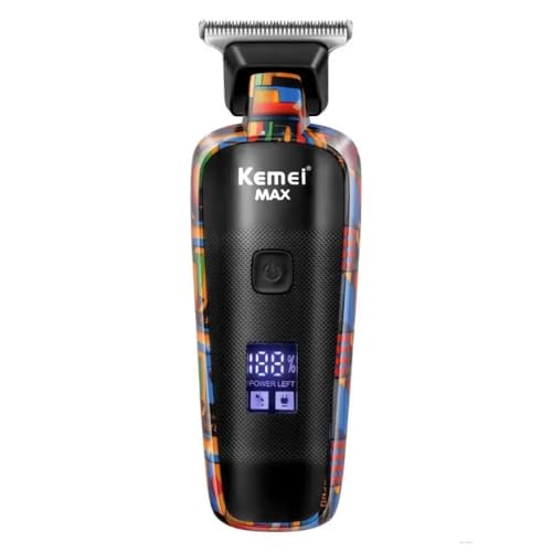 Máquina de Acabamento Profissional KM-MAX5090 Kemei (Máquina de Cortar Cabelo)