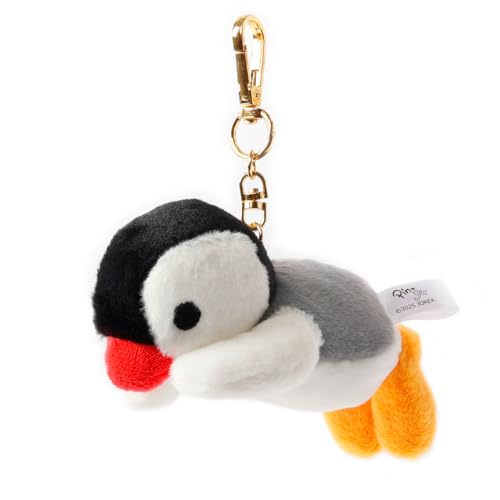 ピングー PINGU ぬいぐるみ ころころ ねそべり マスコット キーリング/キーホルダー キーチェーン ボールチェーン (ピンガ)