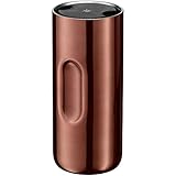 WMF Motion Thermobecher 350 ml, To go Becher für Tee oder Kaffee, Thermosflasche, hält 6h warm/12h kalt, 360°-Trinköffnung, kupfer