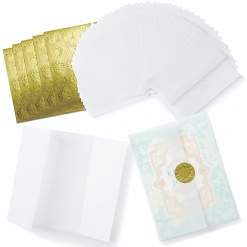 Vestes en vélin avec sceaux pour envelopper vos invitations de mariage de douceur et de magie