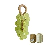 Handgemachte Traubenseife am Seil für Frauen, Handgemachte Seifen In Traubenform mit Seifenkiste,...