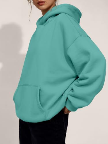 Image of Trendy Queen Women Oversized Hoodies Fall Outfits | Gentle Skin Feel, Aesthetic Drop Shoulder, Large Kangaroo Pocket, Seamless Daily Outfit Match