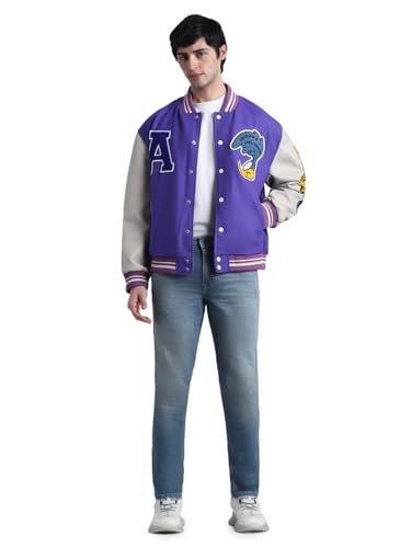 Image of Jack & Jones Stand Collar Varsity Jacket