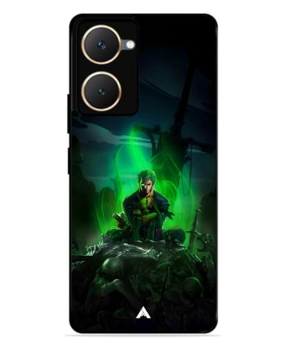 Image of Premium Anime 1 Case for Vivo Y18e (Glossy Finish) Soft-Touch Metal TPU Back Cover, Shockproof, Designer, Aesthetic Mobile Phone Case