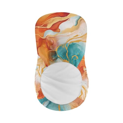 Image of Red Marble Bar Stool Seat Covers Washable Swivel Bar Stool Covers Slipcovers Soft Square Barstool Covers Slipcovers with Back Set of 2