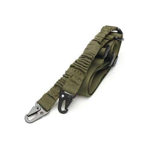 MASUNN Edc 2 Point Sling Multi-Use Two Point Gun Sling String Clip Sling Cs Tactics Gadget 2.16M - Green Cover