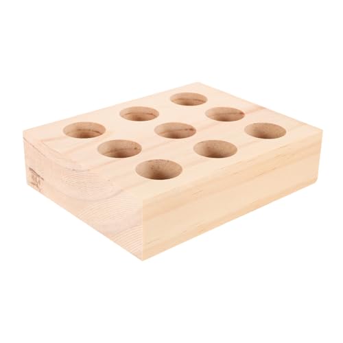 Yardwe Insect Specimen Tools Kit Hole Pin Storage Base Wooden Display Case for Science Collections