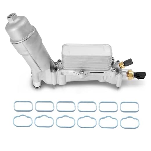 926-959 Full Aluminum Engine Oil Filter Housing with Oil Cooler Sensors and Gaskets Kit Compatible with 2011-2016 Chrysler 200 300 Dodge Charger Challenger Journey Wrangler Ram ProMaster 3.2L 3.6L
