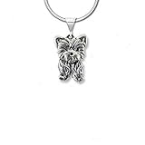 The Magic Zoo Sterling Silver Yorkie Puppy Pendant