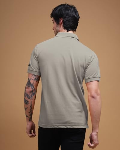 Image of Men's Polo T-Shirt Cotton Casual Comfortable Relaxed Fit Regular Collar Neck Stylish Half Sleeves Daily Office Formal Wear T-Shirt for Men