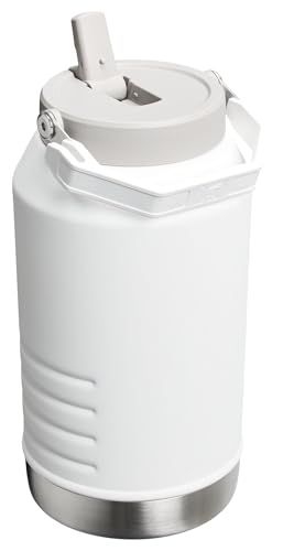 Image of STANLEY IceFlow Flip Straw 2.0 Jug, 96 oz, Frost | Easy Carry Handle | Twist On Lid and Flip Up Straw | Leakproof Water Bottle | Insulated Stainless Steel | BPA-Free
