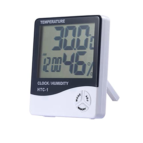 Temperature Humidity Meter,LCD Electronic Digital Outdoor/Indoor ...