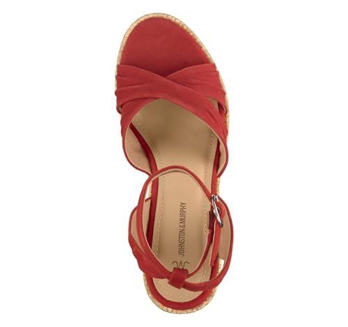 Johnston & Murphy Women’s Marcia Cross-Band Sandal, Platform Sandals, Wedge Heels for Women2